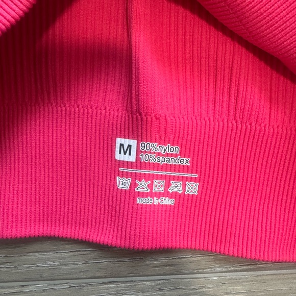 Pink Ribbed Two-Piece Set - Picture 3 of 3